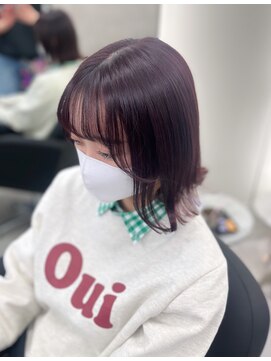 アルドーレ(Ardore) ブリーチなしで可愛いカシスレッド♪