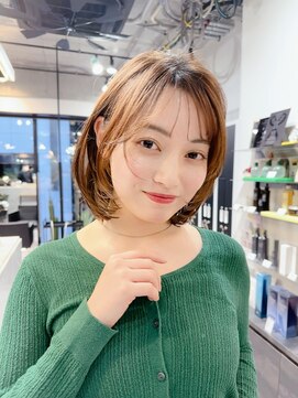 ファンナギンザ(FaNNa ginza) フェイスレイヤー/ブリーチなしカラー/グレージュ/髪質改善/小顔