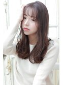 【La fith】 シースルーバング×セミロング