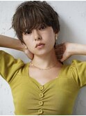 無造作パーマの小顔ショート/フェザーショート20代～50代