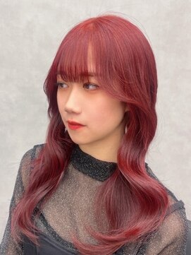 ワン バイ ジ エクト(One by The Ect) 【似合わせカットカラー】チェリーレッド・ワインレッド