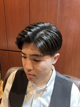 ヘアモード キクチ 銀座店 銀座　理容室　七三スタイル