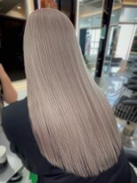 ラピス 渋谷本店(Lapis) ホワイトグレージュ/髪質改善/縮毛矯正/ヘアセット/ダブルカラー