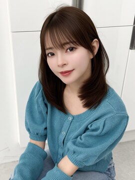 アマトウキョウスマートサロン(AMA TOKYO×Smart Salon) くびれレイヤー/顔まわりカット/レイヤーカット/小顔ヘア