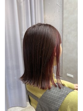 フレーミングカラー　ピンク