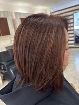 ヘアー グリース(hair GREASE)&nbsp;ミディアムレイヤーボブ