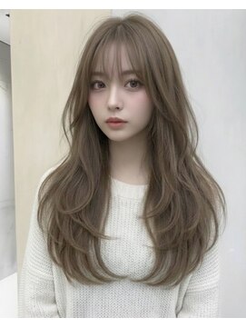 渋谷/冬におすすめワンカールレイヤースタイル