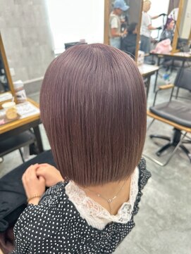 アミリー ひたち野うしく店(Amily) ハイライトバレイヤージュダブルカラーケアブリーチ20代30代