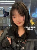 イメチェン/ピンクベージュ/アンブレラカラー/前髪/渋谷