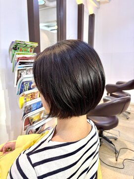 ヘアアーク(HAIR arc) ボブ#丸み#髪質改善トリートメント#津田沼ショートカット