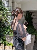 ツインカチモリヘアアレンジ♪