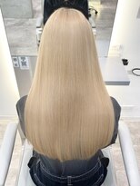 ダブルトーキョー シブヤ(W-TOKYO SHIBUYA)&nbsp;ハイトーンブリーチミルクティーベージュホワイトカラーリタッチ