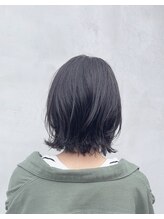 サロン ネコ(SALON Neco) 暗髪ブルージュ*外ハネレイヤーボブ