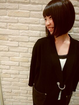 サロン ド クロック(salon de CLOCK) 【salon de CLOCK】 グレージュボブでキャリアウーマン風に♪