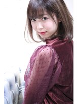 ホラン(HoLan)&nbsp;【HoLan】フェアリーボブxワンレン毛先ワンカールxナチュラル