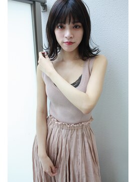 トゥーリ 筑紫野店(tuuli) 筑紫野 美容室 外ハネ 切りっぱなし イルミナカラー     白髪