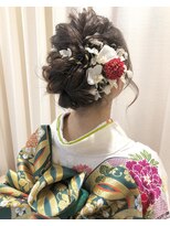 __成人式ヘアセット×ヘアアレンジ