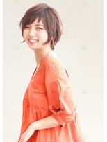 美容室 サボイ 高崎店(SAVOY)&nbsp;好感度NO.1！大人可愛い☆斜めバング×丸みショート