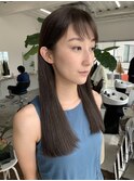 ロング／マットブラウン