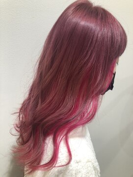 リースリー(Re.3 connecting beauty) ハイトーンボルドー☆インナーカラー