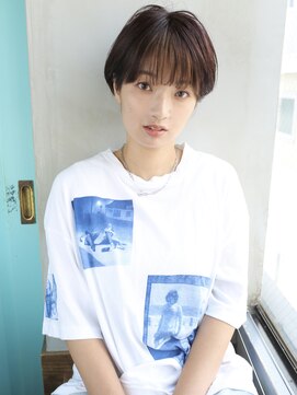 バース(BIRTH) 天神【BIRTH】マロンベージュ×耳かけマッシュショート 3