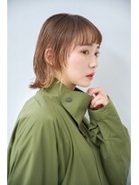フルールバイリトル 新宿(FLEUR by little)&nbsp;イヤリングカラーと外ハネでお洒落ボブ