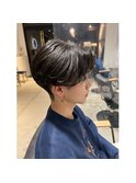 MEN'SHAIR/アップバング/ツーブロック/束感ショート/波巻き