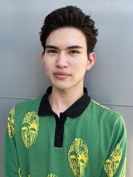 アイティーバイアルバム 八王子店(IT by ALBUM) 黒髪ショート_マッシュパーマハイライト波巻き_ba442931