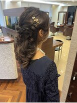 エルパティオ(EL PATIO) ハーフアップ/パーティースタイル/結婚式お呼ばれ