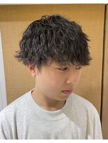 クーナバイトマト 横浜(Cuna by TOMTO)&nbsp;【RYOSUKE】メンズカット_波巻きパーマ_メンズパーマ