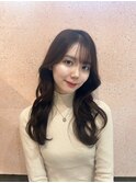 韓国風前髪×レイヤーカット【髪質改善/新宿/レイヤーカット】