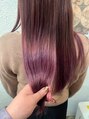 ヘアリゾート バレンタイン(hair+resort valentine) ブリーチなしピンクカラー☆