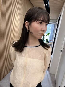 ロンドプロフィール 浦和(Lond profil) 中川　前髪カット顔まわり似合わせ外ハネくびれレイヤーミディ