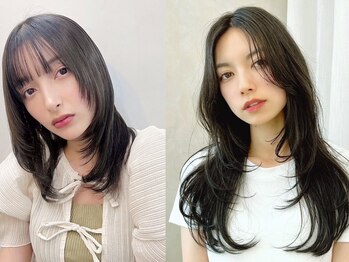 キイ ギンザ(k.e.y GINZA)の写真/【銀座/東銀座】自分史上最高の似合うを見つけられるk.e.yの小顔カット<髪質改善/縮毛矯正>