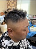 スキンフェード、メッシュカラー
