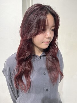 ココ 原宿(KOKO) 黒髪小顔クラゲヘアーオリーブグレーココアベージュ