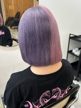 ドットハリス(.Hallis) ツートンカラー/ハイトーン/ボブ/髪質改善