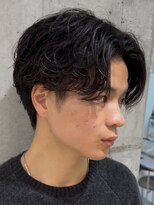 フィフスパーク(fifth PARK) 渋谷フェザーパーマニュアンスパーマセンターパート緩め20代