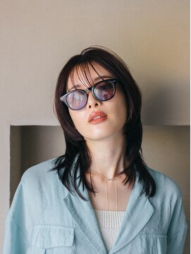 ミットバイツリー センター北(mit by tree) フェイスフレーミングブルーカラーウルフレイヤーエフォートレス