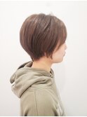 丸みショート/耳かけマッシュ/10代20代30代