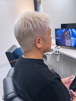 リエンスクレア(RIENS xrea)&nbsp;メンズ*ホワイトカラー*メンズカット*メンズダブルカラー