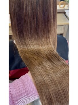 スタイル 横浜(STYLE) エクステ８０本ベージュグラデーショエクステ//長さだしエクステ