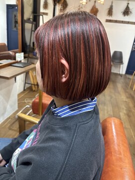 ロウスリー(Lowsly) アンブレラカラーボブピンク