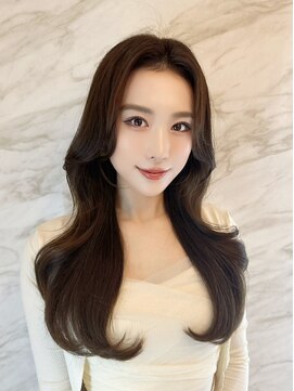 ロンド フィーユ(Lond fille) 大人上品なワンホンヘア×ダークモカカラー