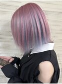 【high tone style】pink×blue