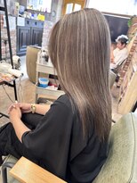 ルーナヘアー(LUNA hair)&nbsp;ハイライトカラーコントラスト白髪ぼかしハイトーン20代30代40代