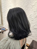 アルメリア 池袋(Arumeria)&nbsp;ブルーブラック　ダークグレー　髪質改善　大人キレイ　20代30代
