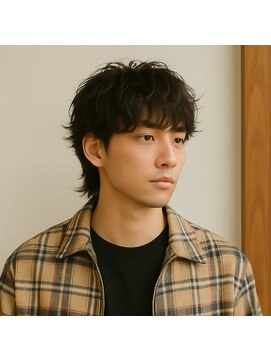 スープレックス ヘアーデザイン(SOUPREX HAIR DESIGN) マッシュウルフラフパーマ 20代 30代 40代 50代 60代 学割
