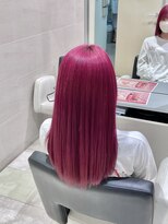 グラーツィェドゥーエ(GRAZIE due)&nbsp;レッドカラー/赤/ブリーチカラー/ロング