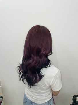 アース 菊名店(HAIR&MAKE EARTH) エンドカラー パープルカラー